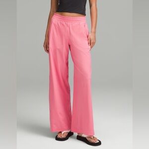 Lululemon Swift Wide-Leg Mid-Rise Pants - Sakura Pink - Size 14 - NWT